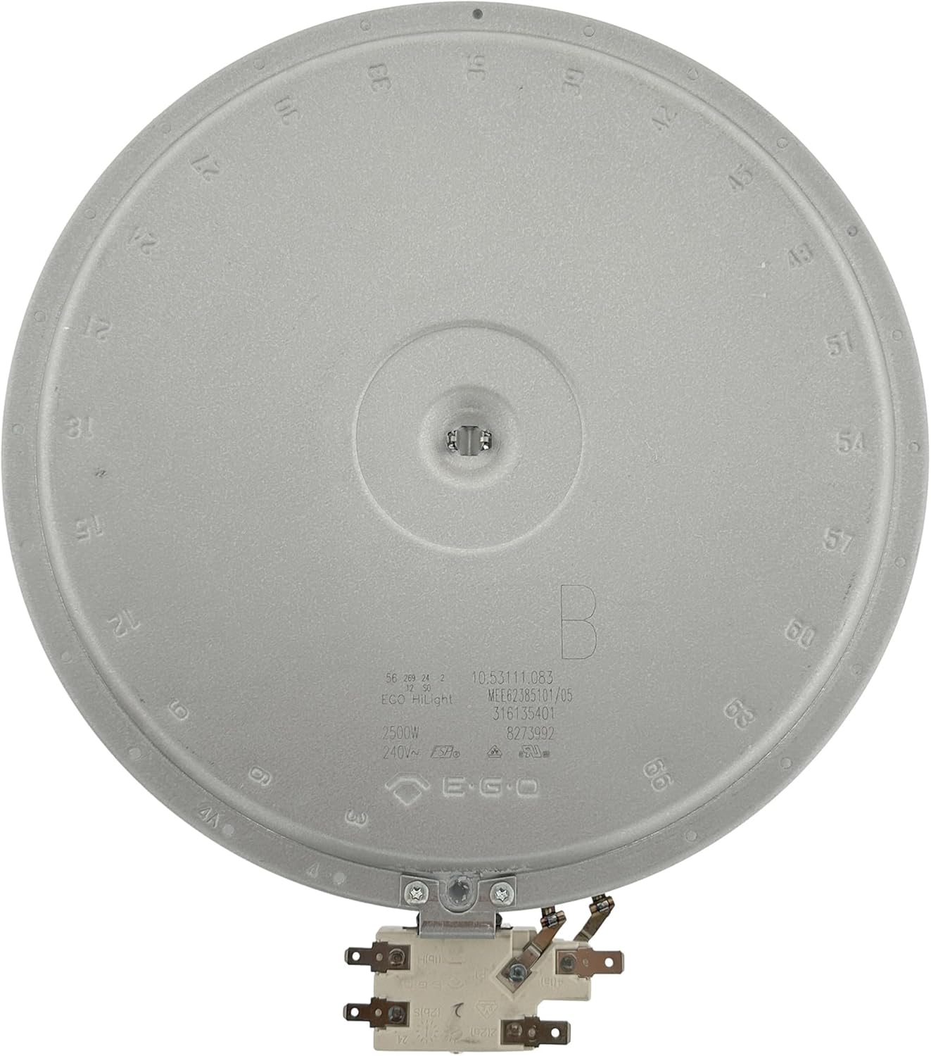 316135401 9" Radiant Surface Heating Element 2500watt 10 inch OEM Replacement Parts Compatible with Frigidaire Kenmore Crosley Range/Stove/Ovens