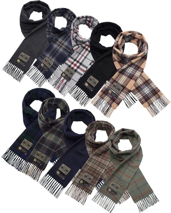 Walker and Hawkes - Unisex 100% Lambs Wool Chaderton Scarf