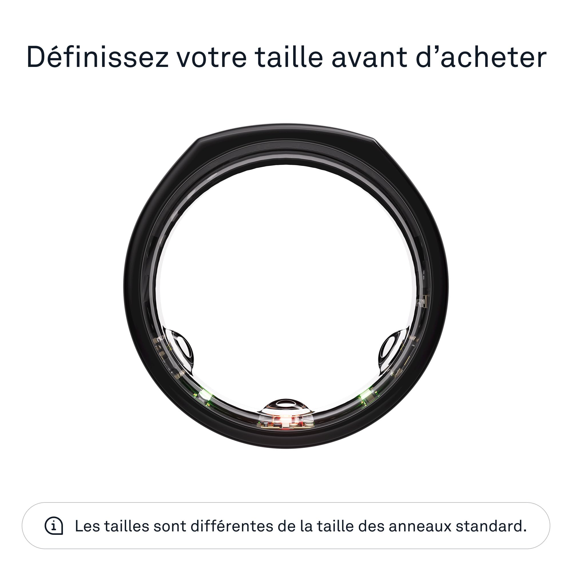 Oura Ring Gen3 Heritage US12号 ブラック Oura Gen3 Heritage Connected Ring - Size 12, Black | Sleep, Heart