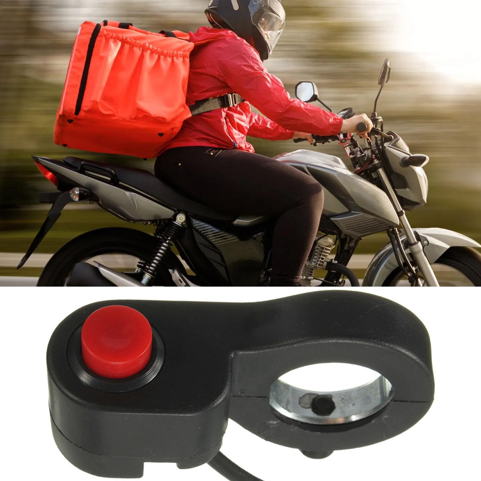 Interruttore Clacson Per Moto - Impermeabile, Per Manubrio 22mm, Per ATV E Auto - Foto 3