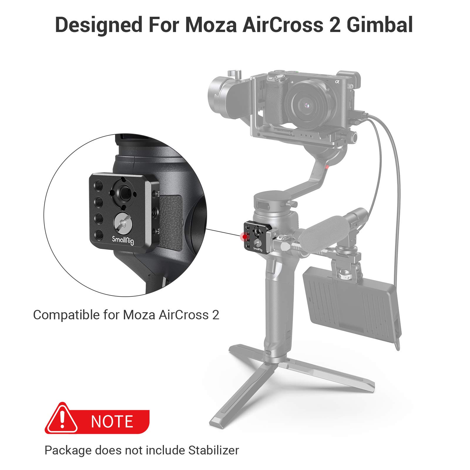 Amazon.com : SmallRig Mounting Plate for Moza AirCross 2 2826 