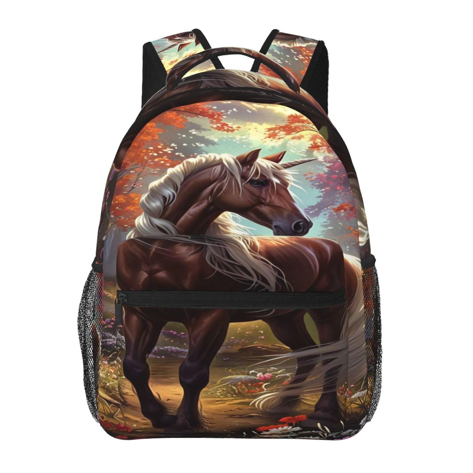 Mochila Caballo En Los Bosques Otoñales Mochilas Para Travel
