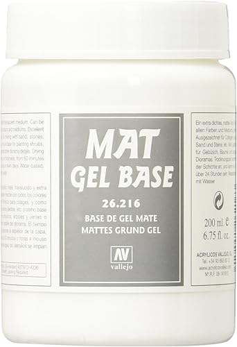 Vallejo Base Gel Mat 6.8 fl oz