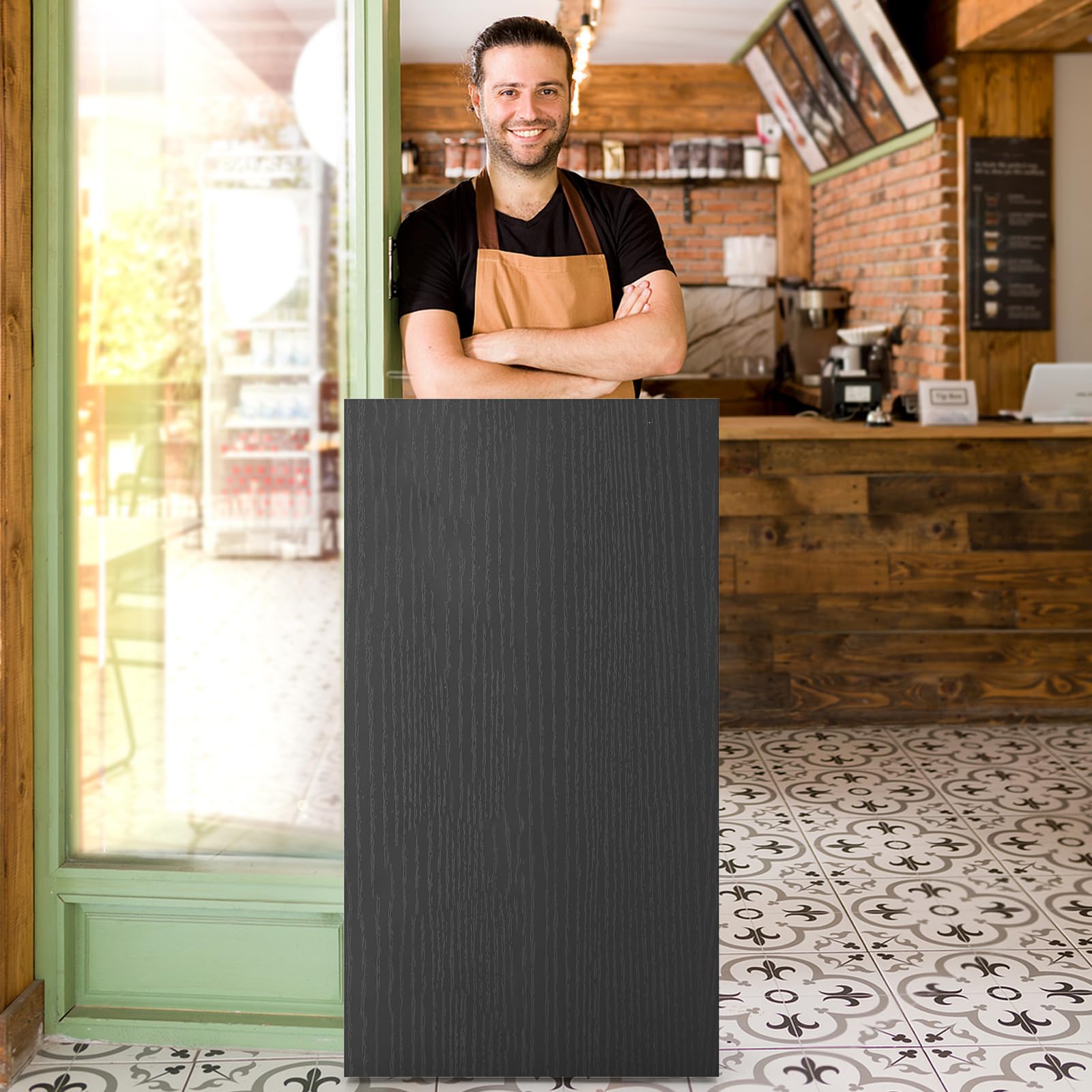 COSTWAY Stehpult mit Rollen, Rednerpult mit 2 Ablagefächern, Stehtisch, Podiumständer für Klassenzimmer, Kirche, Büro, Seminar, 57,5 x 37 x 105 cm (Schwarz)