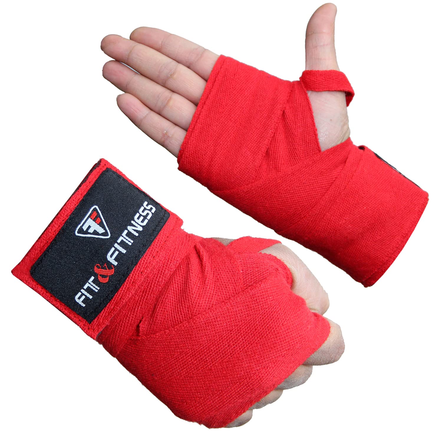 FIT & FITNESS Hand Wraps for Boxing 108 Inches (RED, 108) (B08HX8GRFL) Amazon Price History, Amazon Price Tracker