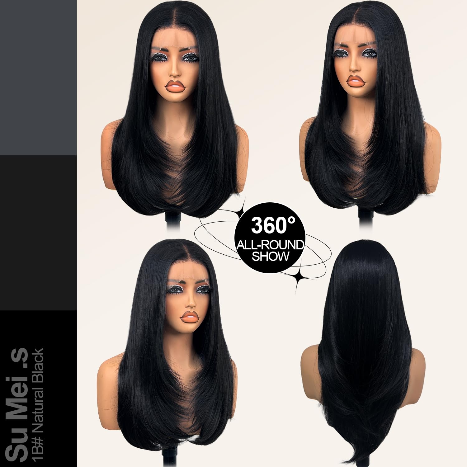 Straight Black Sexy Lace Front Wig 26-28 inches!! 26-28-Inch-Straight-Lace-Front  main image 2
