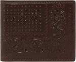Fossil Men's Derrick RFID-Blocking Leather Bifold Wallet with Flip ID Window, Black
