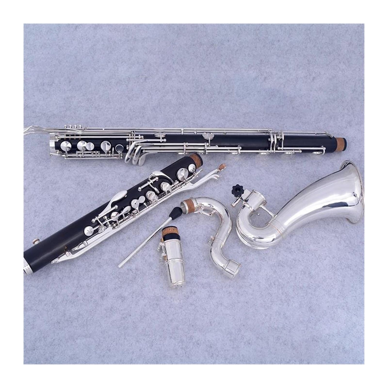 clarinetto 18 tasti Sib Caucciù duro naturale/Bachelite Ebano Do basso