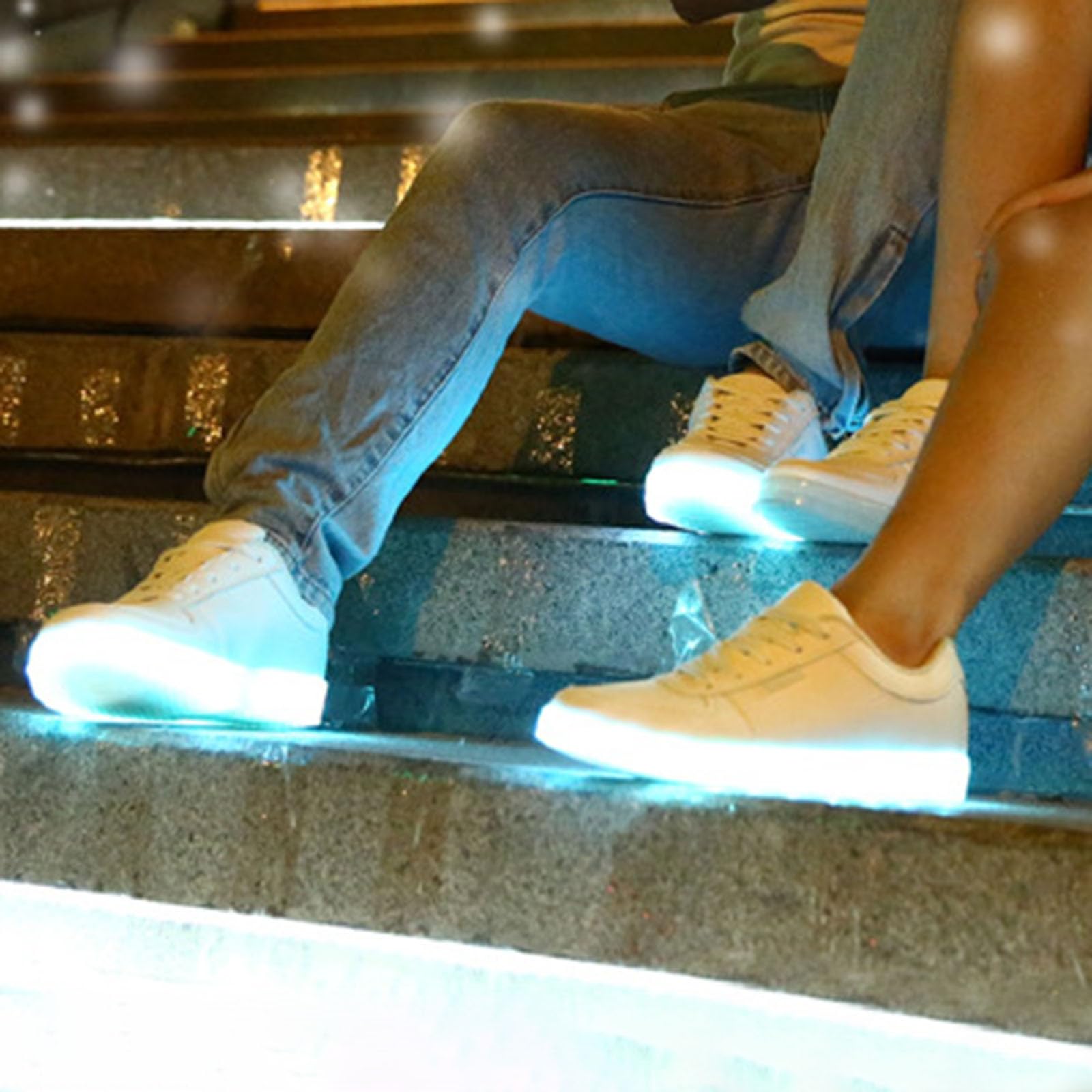Scarpe per Bambini, Sneaker Bambino Ginnastica Unisex luci LED Alte e Lampeggianti Ricarica USB