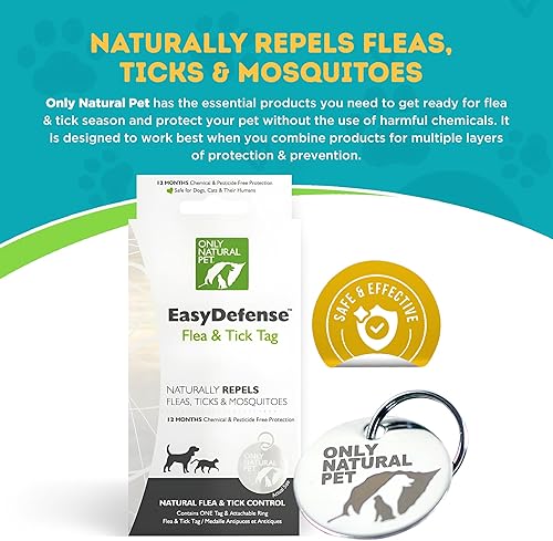 Miniatura 2 de Sólo Naturales Pet easydefense & de pulgas Tick etiqueta, individual