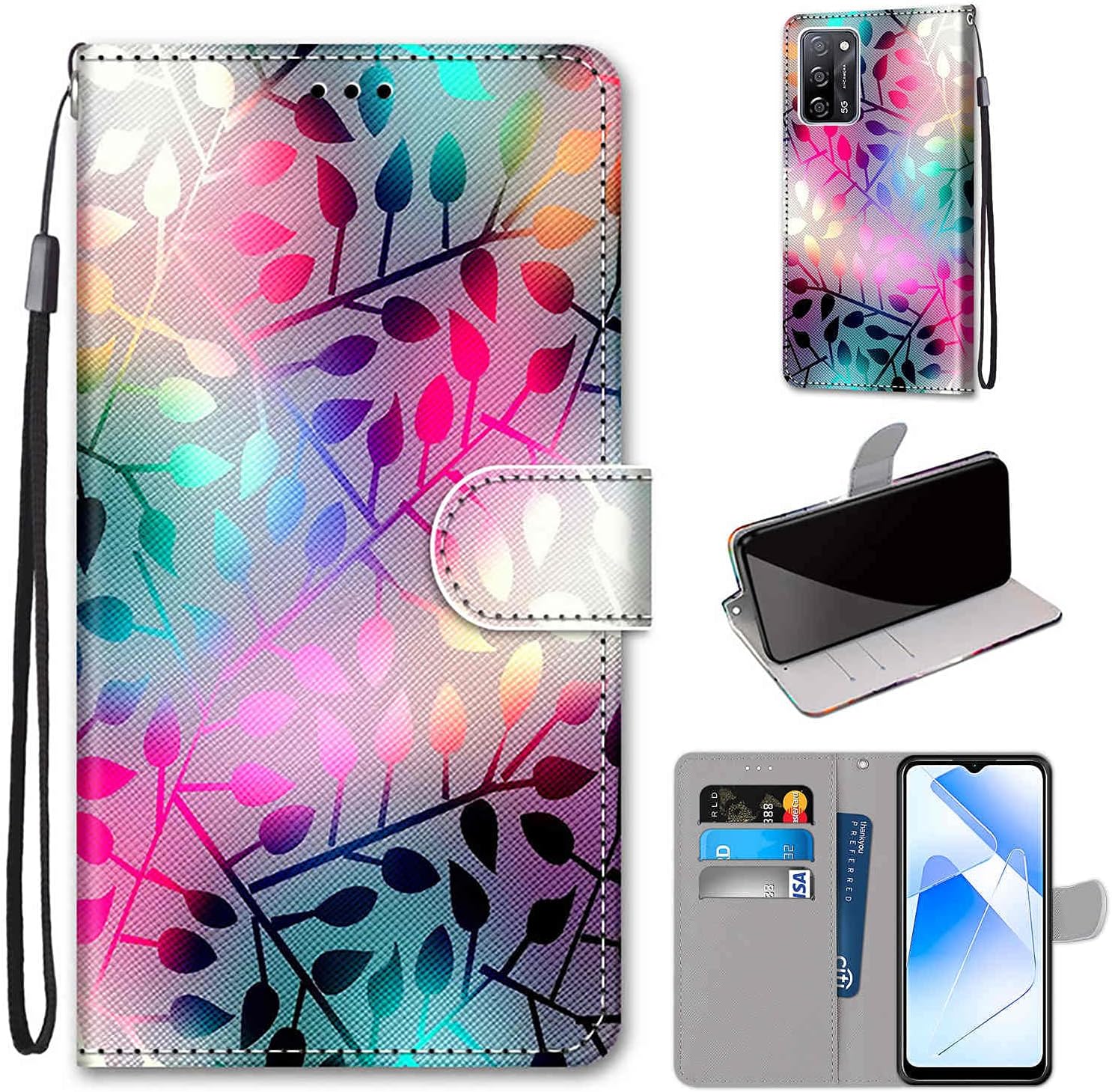 Plateau Support Tiroir Carte SIM Double Pour OPPO A16/A16S/A54/A54S - Bleu