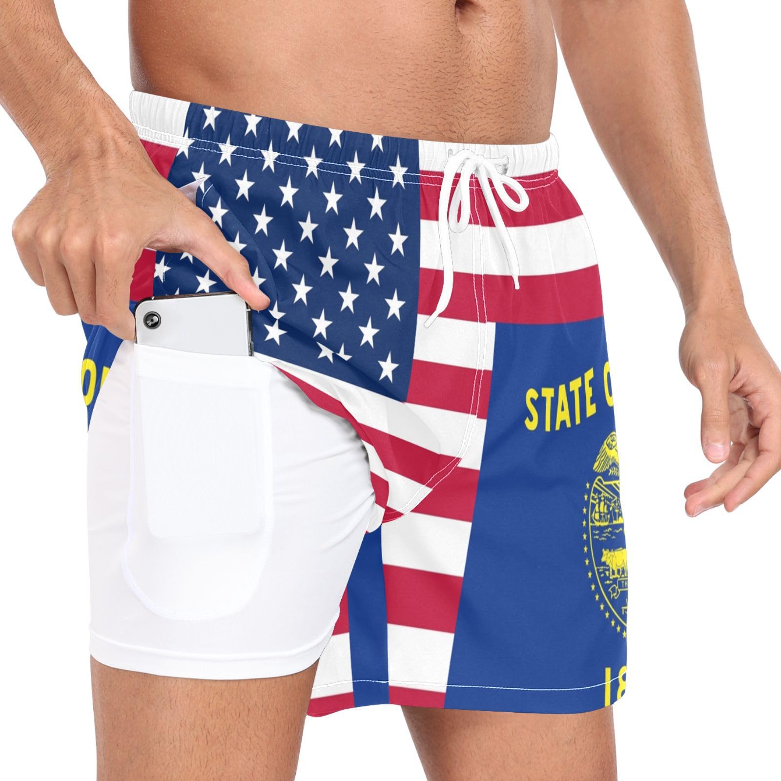 Pantalones cortos de natación para entrenamiento de gimnasio S 8