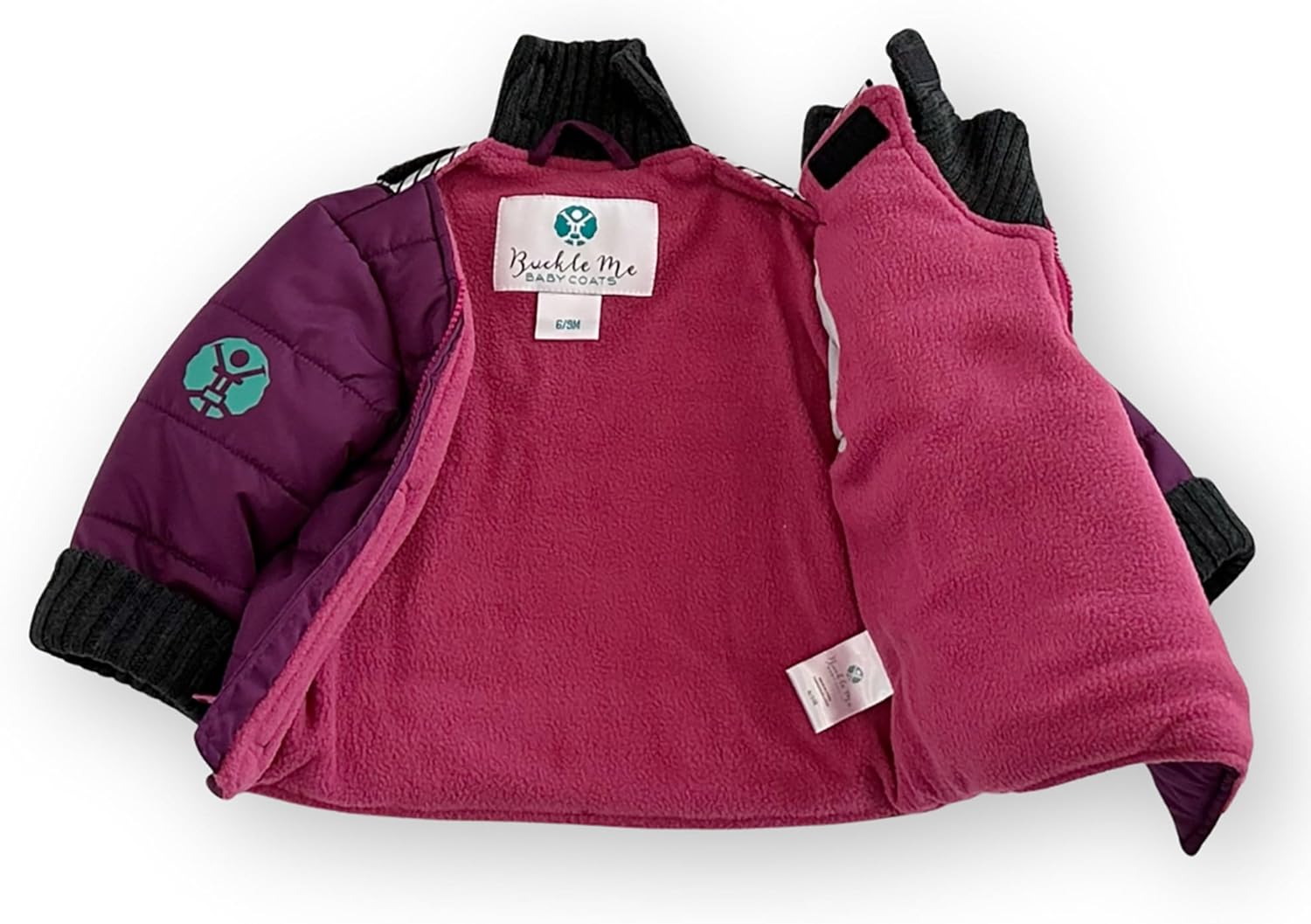 Buckle Me Baby Winter Coat | Toastier Car Seat Jacket for Boys and Girls - Featured on Shark Tank 6 Months - 6 Years