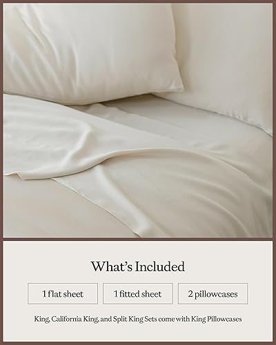 Miniatura 2 de Cozy Earth Juego de sábanas de bambú de avena