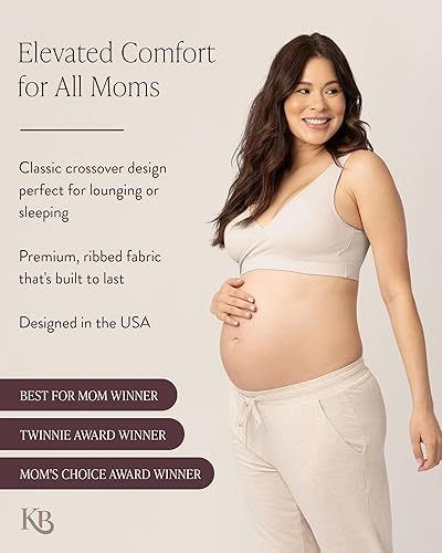Miniatura 2 de Kindred Bravely Sujetador de lactancia cruzado ajustable Sublime para lactancia materna Maternidad inalámbrica