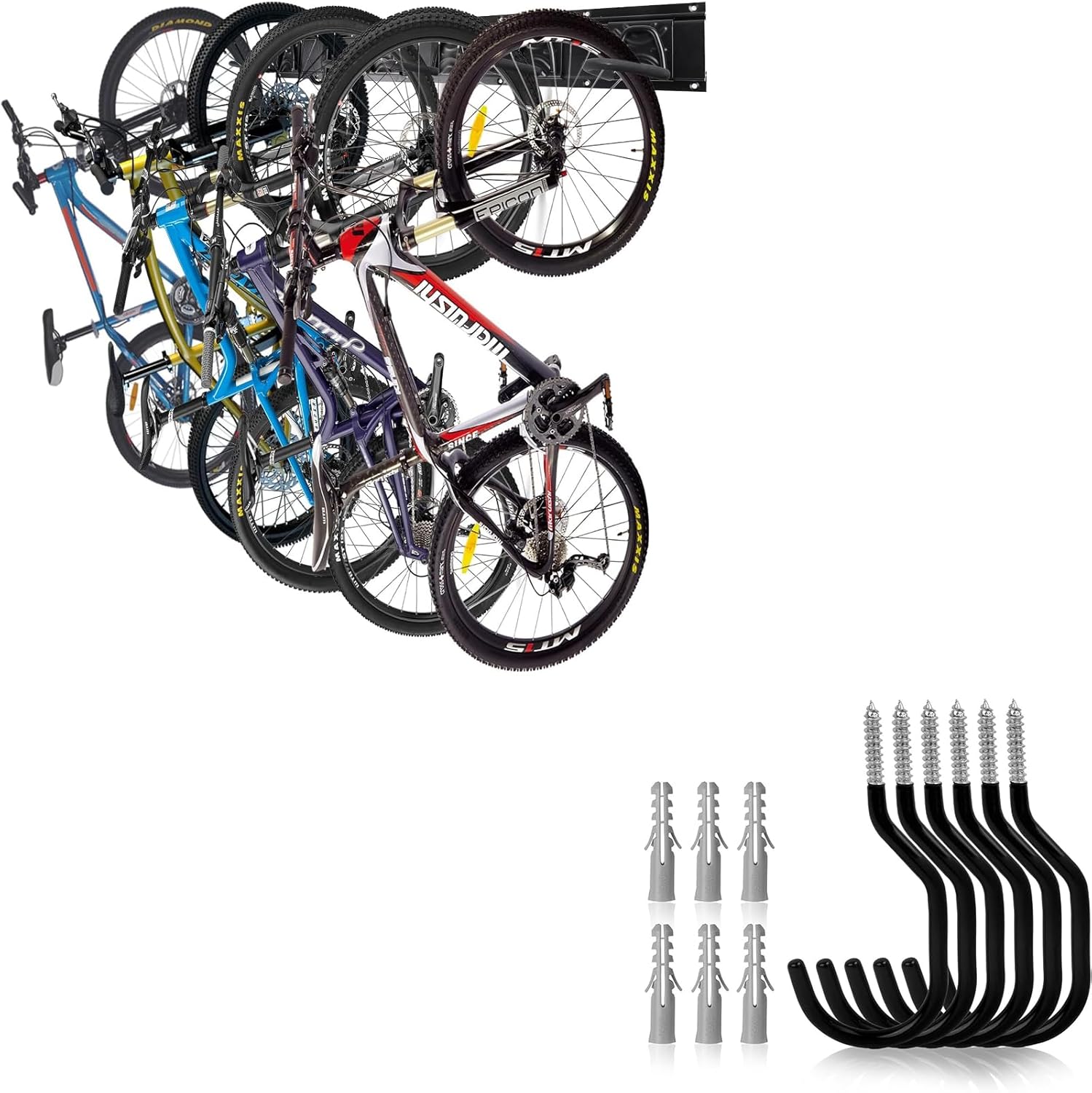 HORUSDY Bike Storage Rack and Heavy Duty Bike Hook