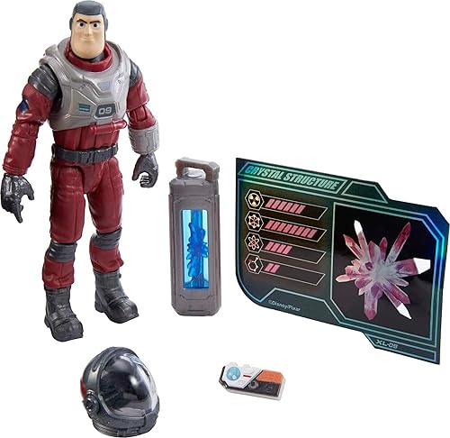 Disney Pixar Lightyear Crystal Grade Xl-09 - Figura de zumbido con detalles metálicos