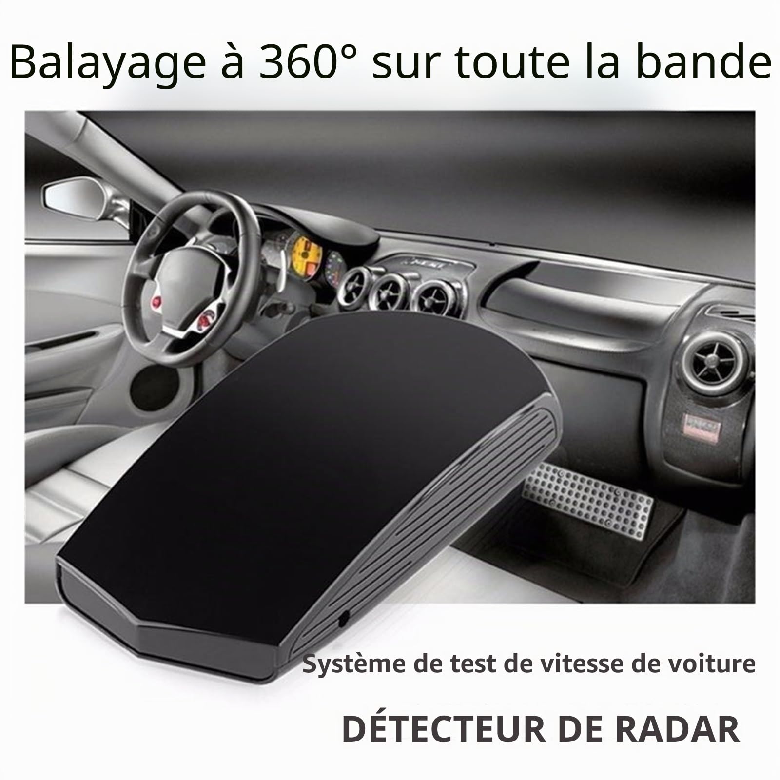Détecteur de radar universel avec alertes vocales en temps réel, détection de bande K X Ka