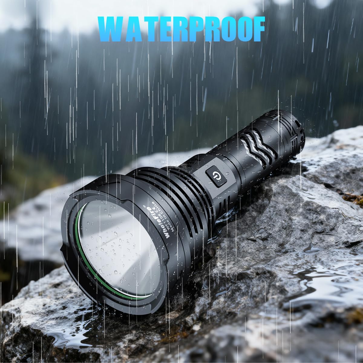 LED Taschenlampe Extrem Hell 100000 Lumens, XHP90 USB Aufladbar