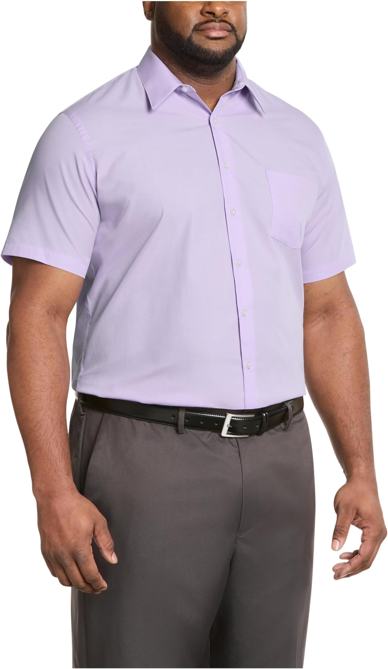 Mens Dress Shirts Poplin Solid (Big and Tall)