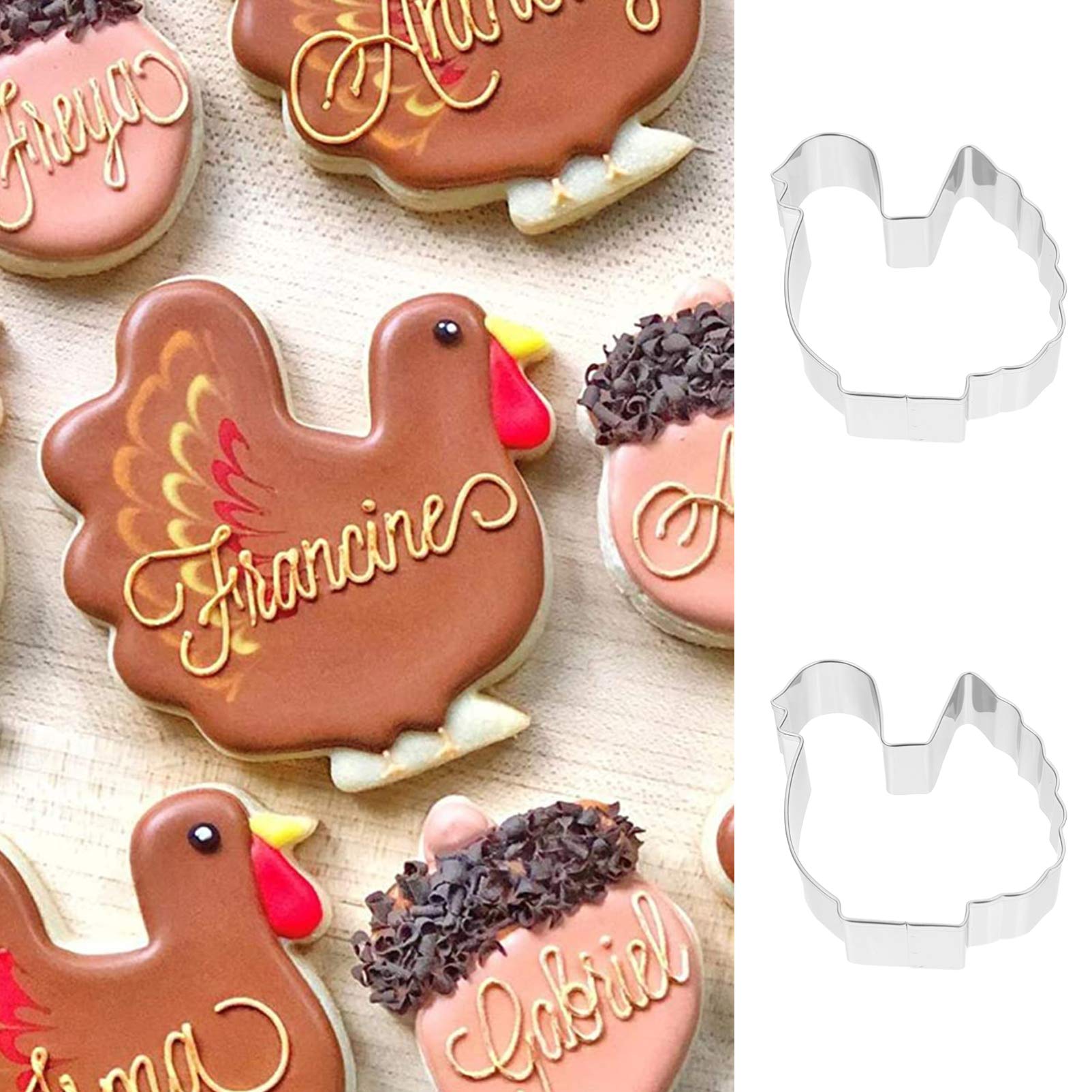 PRETYZOOM 3 Sätze Teiliges Aus Keksformen Hühnermotiv Ausstecher Für Kekse Fondant Und Obst Langlebig Und Wiederverwendbar Für Kreative Backprojekte 6 Stücke * 3