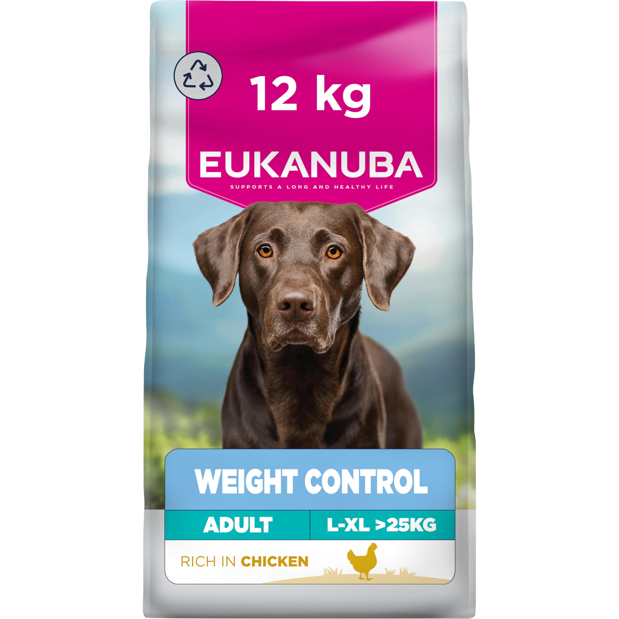 Eukanuba Weight Control Breed Adult Dog Food - 12Kg Light Large