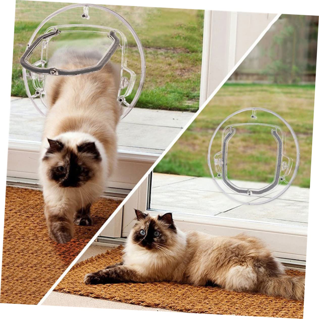 Katzenklappe mit Kontrollierbarem und Ausgang, Sichere Haustiertür