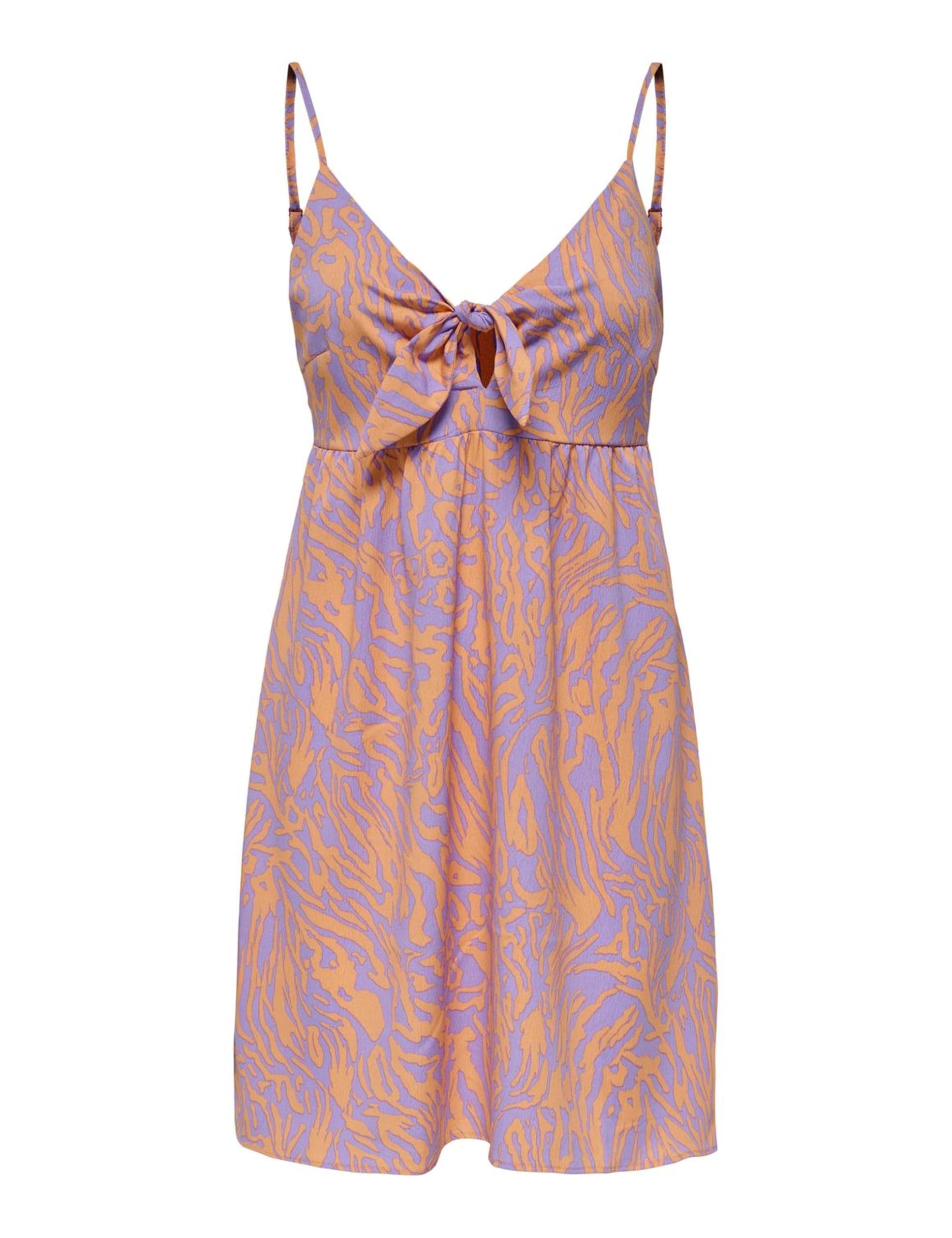 Onlnova Life Vis Jules Dress AOP, Nectarine, M