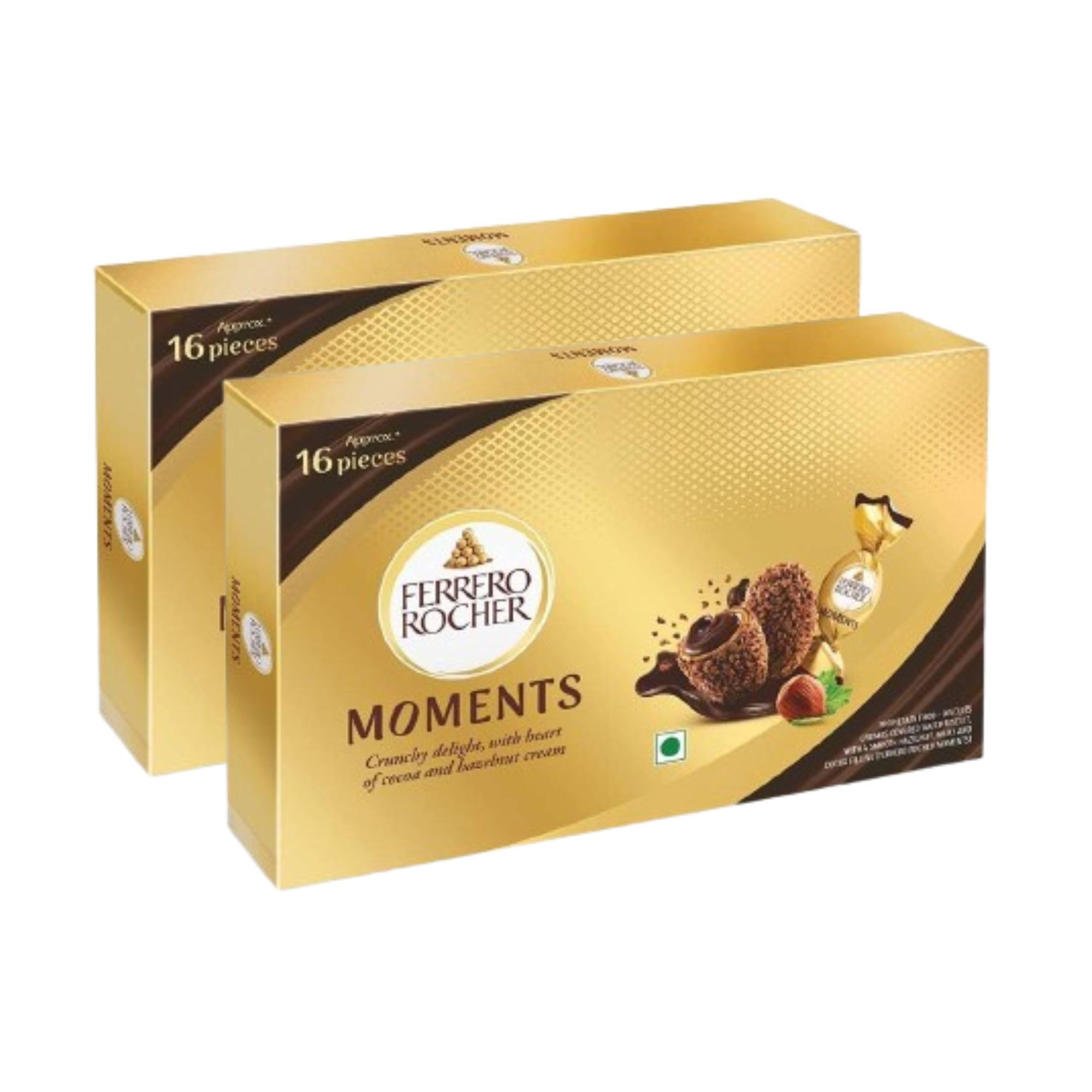 Ferrero Rocher Moments, 16 pralines Pcs 92.8gm (Pack of 2) (B0CPXTXKK7) Amazon Price History, Amazon Price Tracker