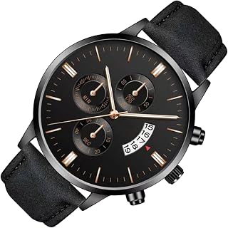 Armbanduhr - Minimalistische Herrenuhr | Lässige Sportuhren | Herren-Armbanduhr mit Lederarmband | automatische mechanische Armbanduhr | wasserdichte mechanische Armbanduhr