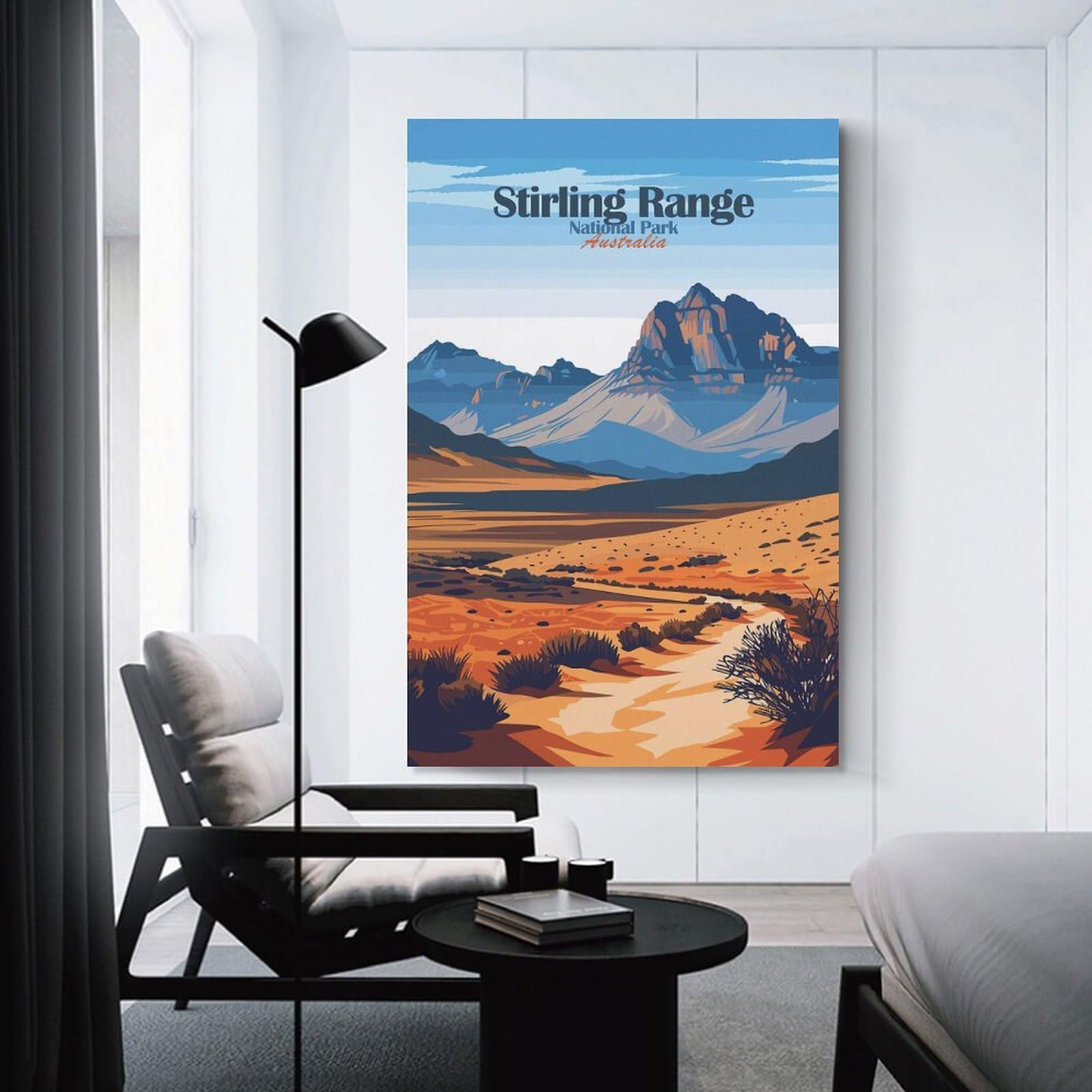 Junmoney Stirling Range National Park Australia Decorative Canvas Print 20x30inch(50x75cm), for Study, Office Or Focused Interiors, Wall Art That Adds Style to Work Areas