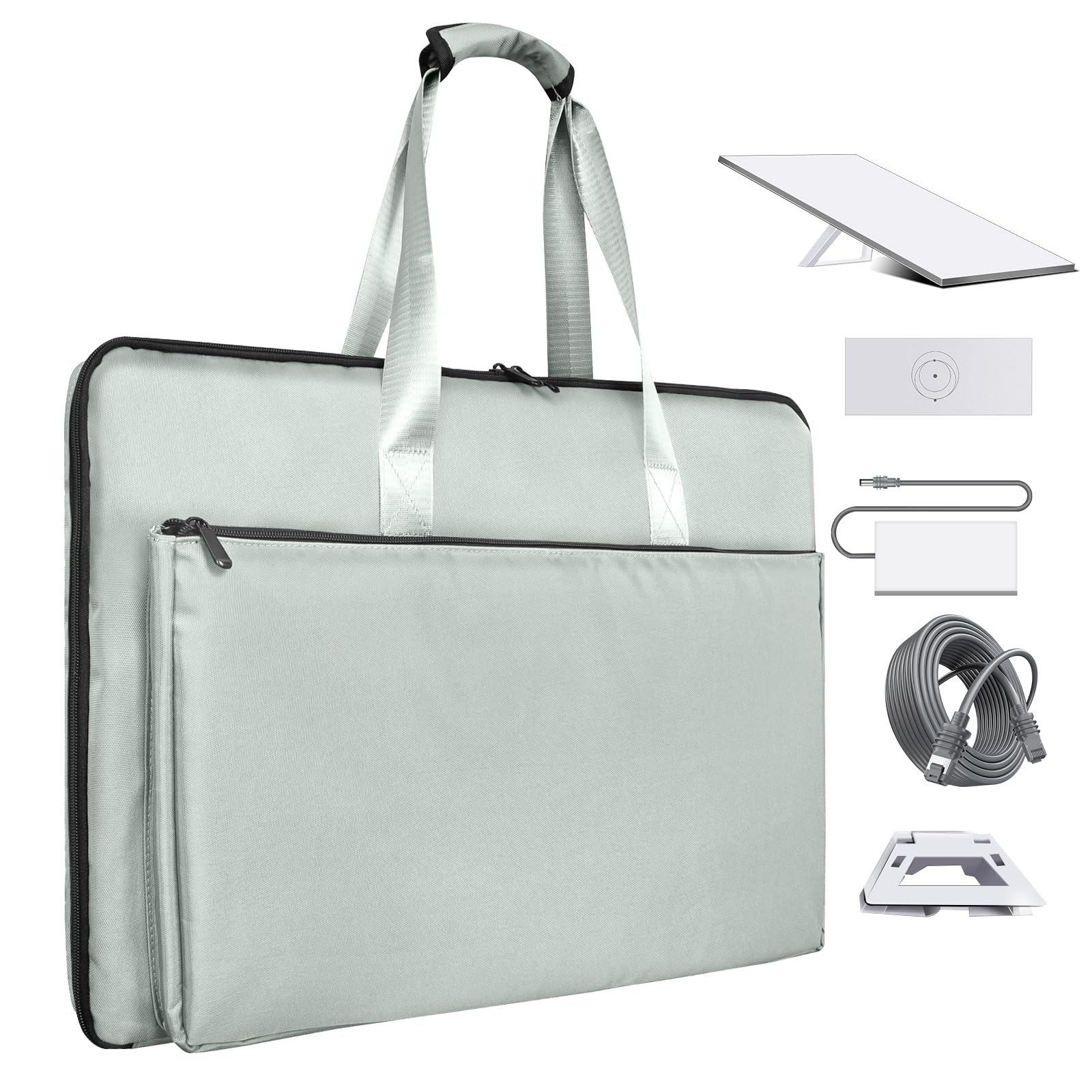 Aojo Starlink Gen 3 Case, Multi-Pocket & Spacious, Waterproof & Shockproof, Shoulder Bag & Handbag, Grey