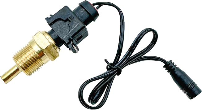 Replacement Digital Adjustable Electric Fan Thermostat Switch 104F-230F Temperature Sensor Sending Unit 3/8" NPT