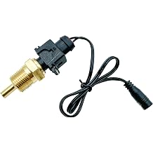 Replacement Digital Adjustable Electric Fan Thermostat Switch 104'F-230'F Temperature Sensor Sending Unit 3/8" NPT