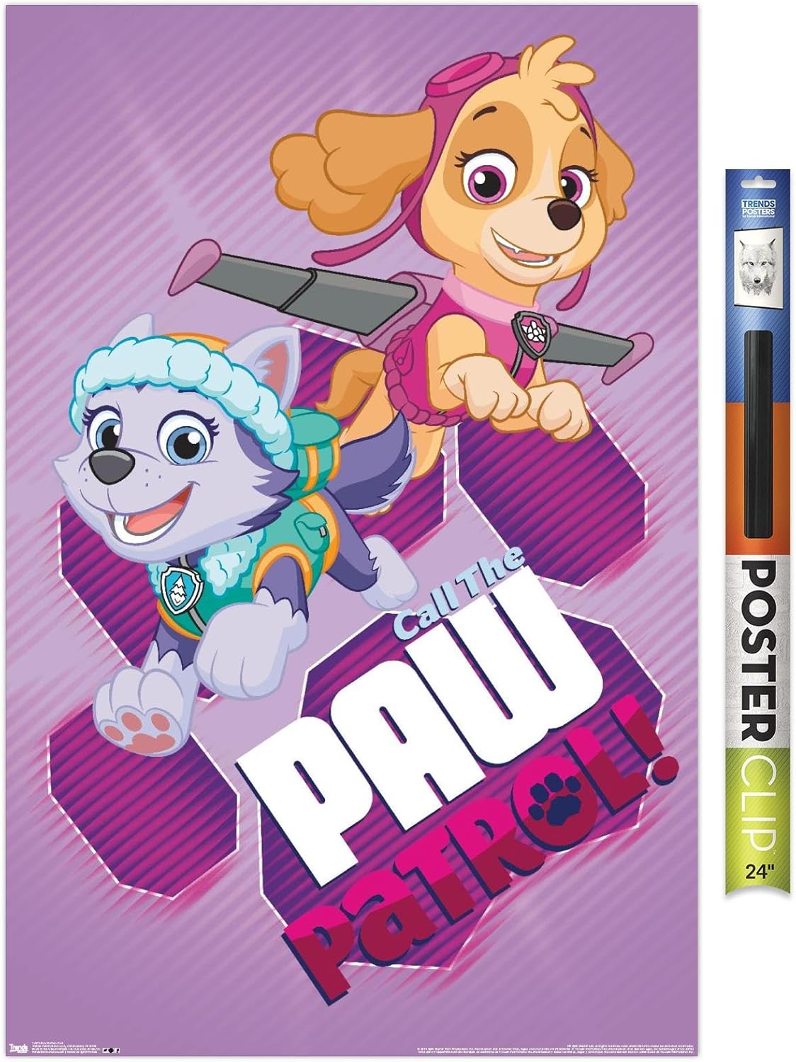 Trends International Nickelodeon Paw Patrol - Call Wall Poster, 22.375" x 34", Premium Unframed Version