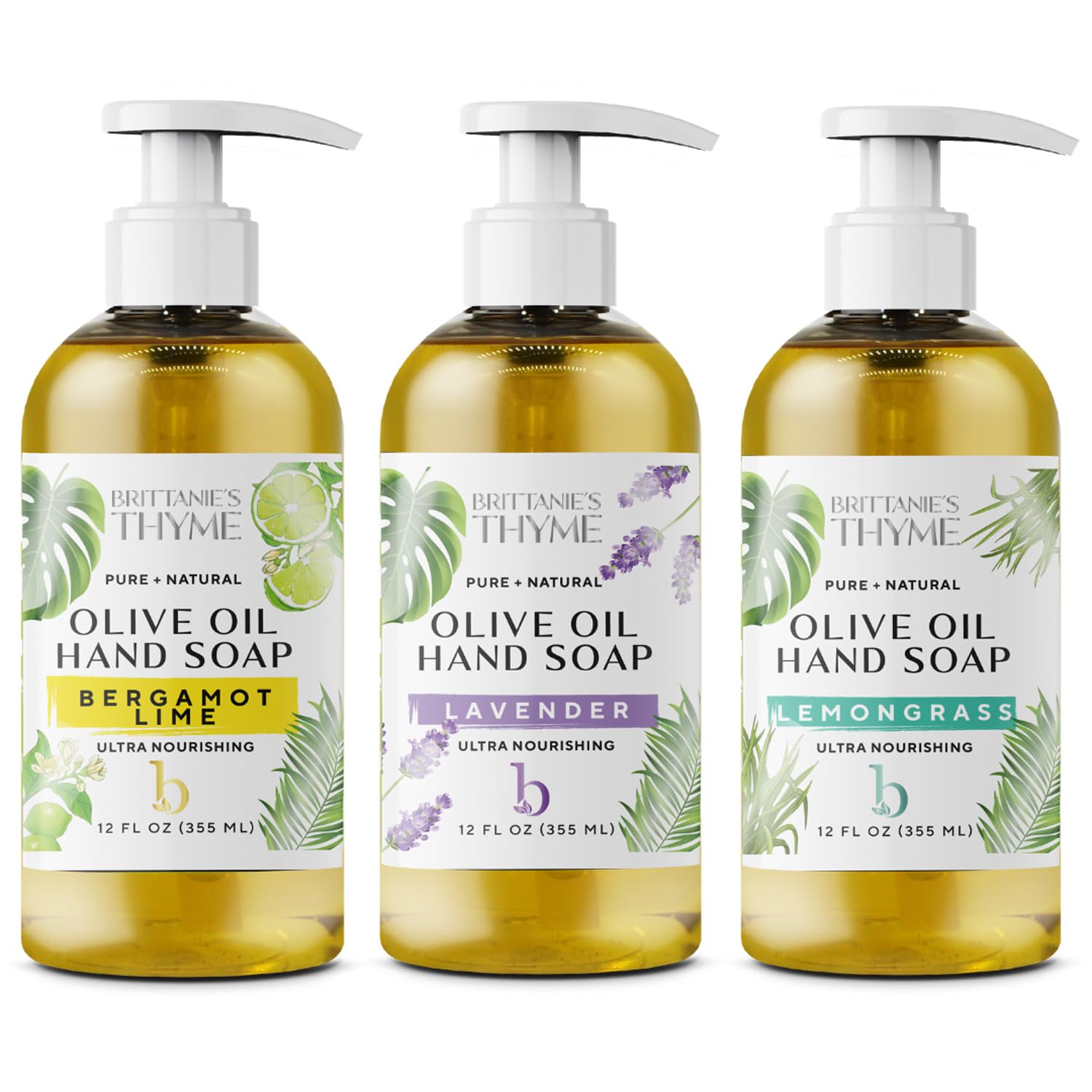 Brittanie's Thyme Organic Natural Hand Soap Castile Soap
