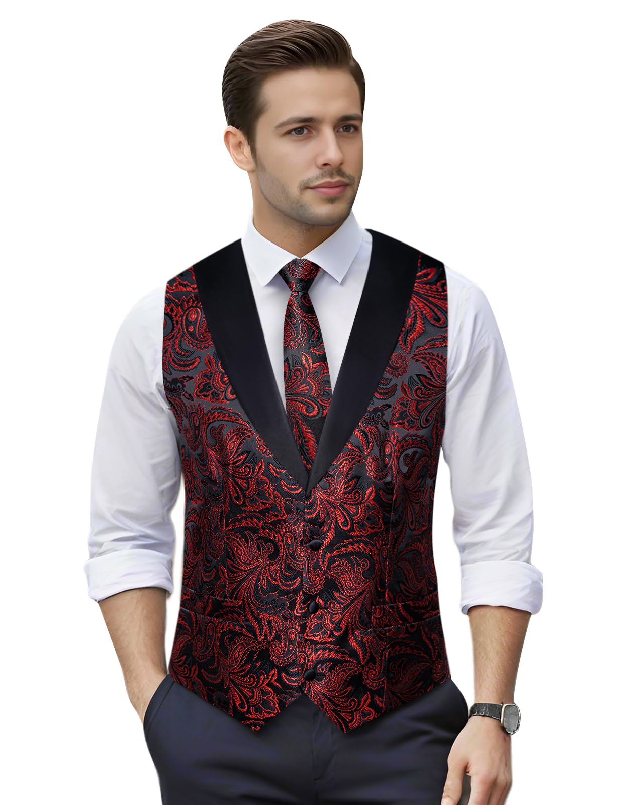 DiBanGu Formal Cravatta (Pacco da 5) Uomo