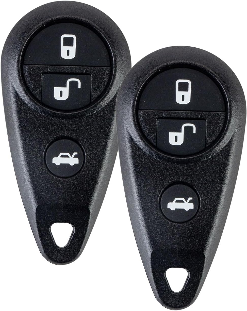 Remote Car Key Fob NHVWB1U711 Keyeless Entry Remote Control for Subaru Forester Impreza Legacy Outback Baja 2001 2002 2003 2004 3495A-WB1U711 (Single)