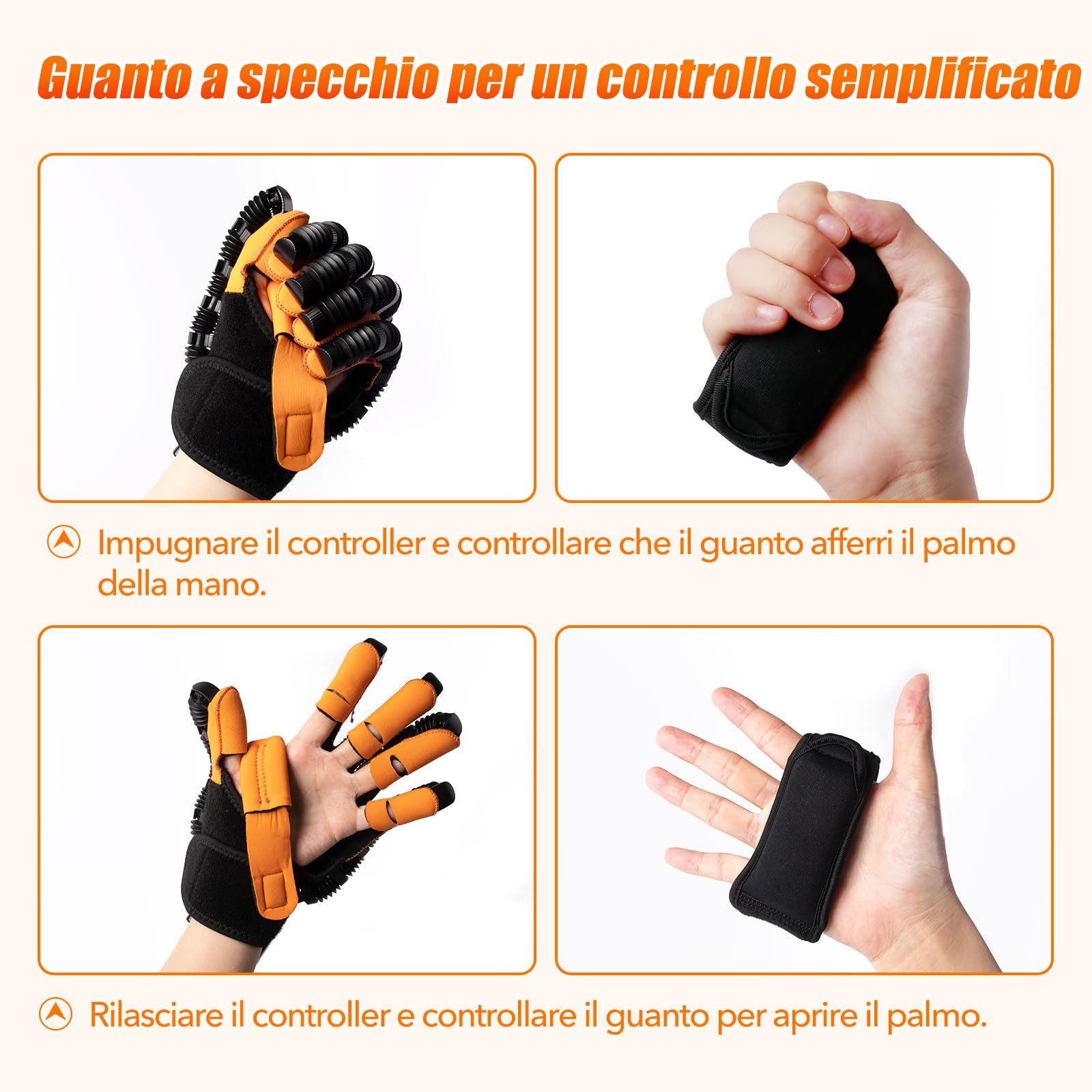 Guanto Riabilitativo Per Ictus, Guanti Robotici Per L'Allenamento E La Riabilitazione Delle Mani, Guanto Robot Per Allenatore Per La Riabilitazione Delle Dita Dell'Emiplegia