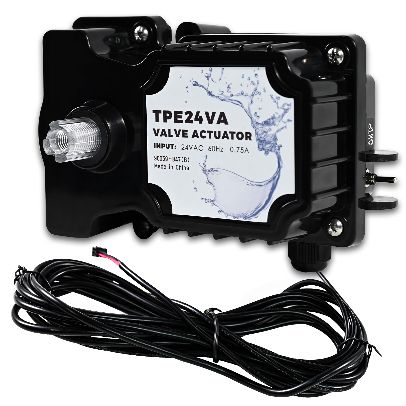 Photo 1 of 24-Volt Pool Valve Actuator, TPE24VA 24-Volt Valve Actuator Control Replacement Compatible with All 24VAC Control Systems, Suitable for Pools, Solar Heating Systems, Spas and More
