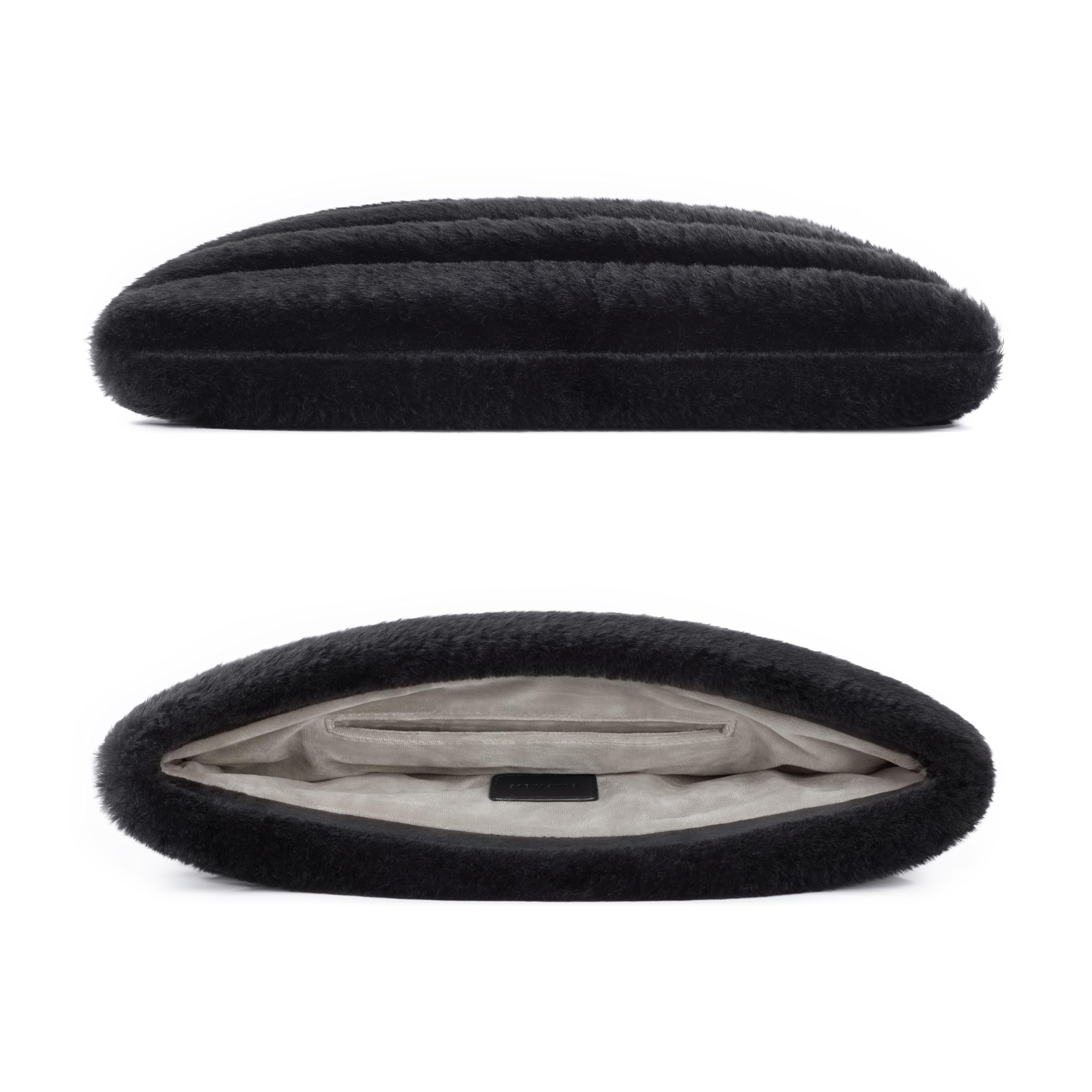 Comfyable Puffy - Custodia per laptop da 13", 14", 15", compatibile con MacBook Air/Pro M5 M4 M3 M2 Pro/Max 2026, MacBook Neo A18 da 13", morbida pelliccia sintetica, federa per cuscino pelosa per