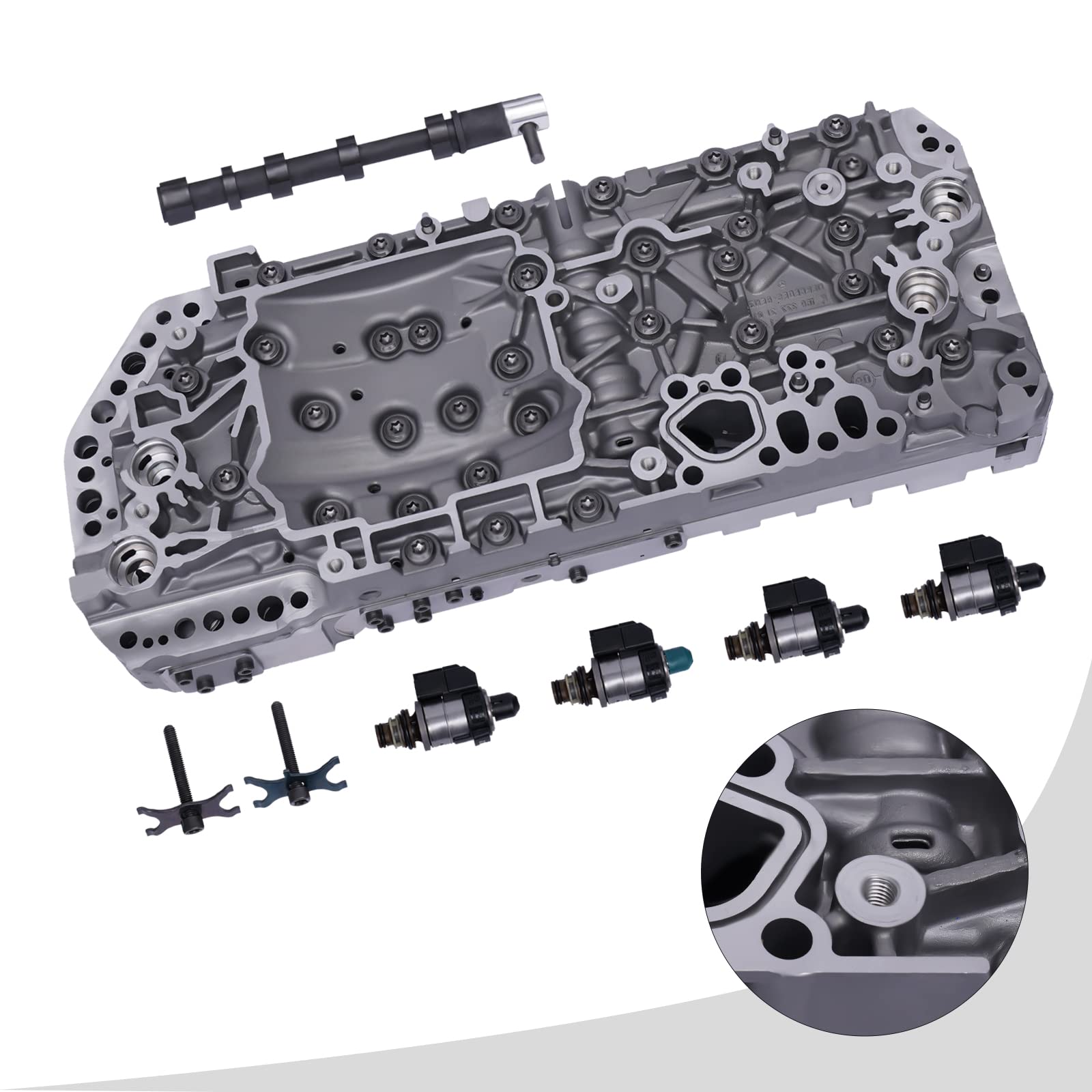 Kit di ricambio per valvola di trasmissione, 722.8, in lega di alluminio, cambio automatico, sostituzione diretta, plug and play, comfort di guida, officina, professionisti di installazione