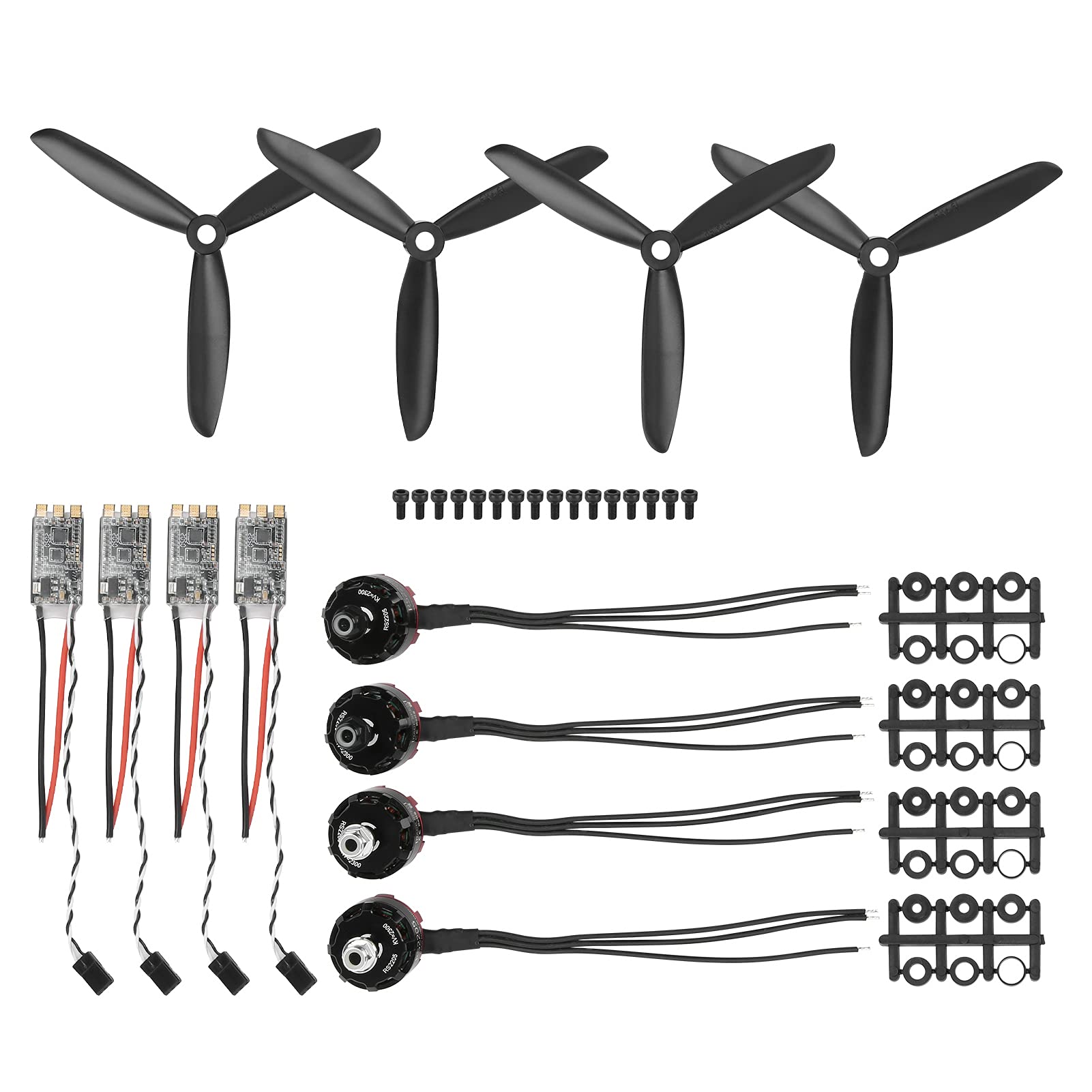 Zestaw śmigieł CW CCW Motor ESC Akcesoria RC do samochodu RC Drone