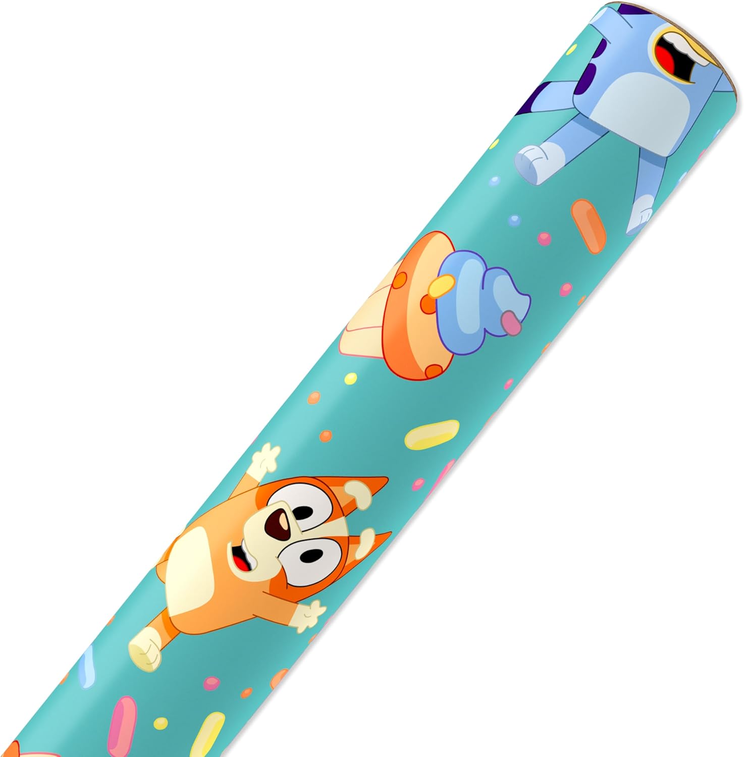 American Greetings 40 sq. ft. Reversible Bluey Wrapping Paper for All Occasions (1 Roll, 30 in. x 192 in.)