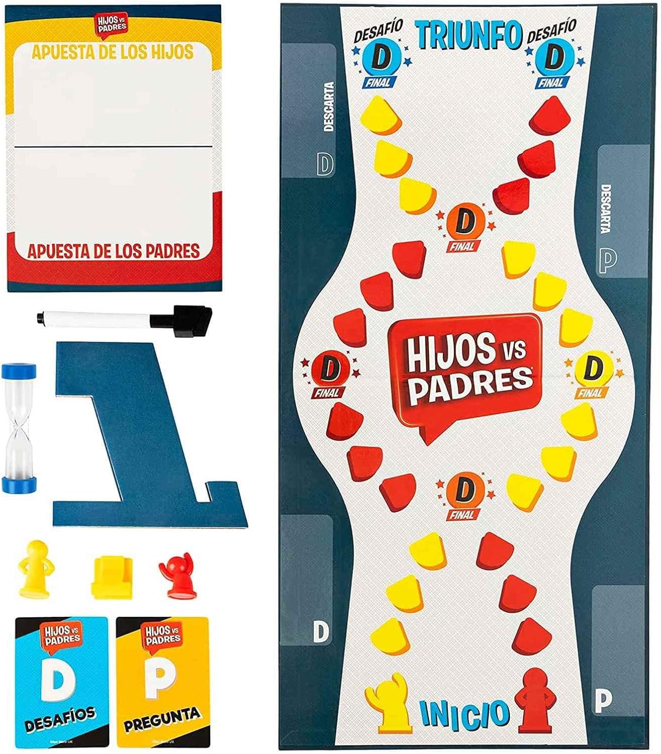 Table games – children against parents – test and questions for children and families – 2 – 6 players – 6065093 – board games for children from 6 years