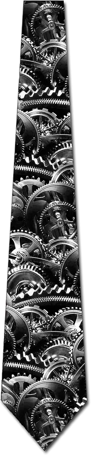 Three Rooker Mechanic Ties Mens Occupation Necktie Gear Tie Handyman Neckties