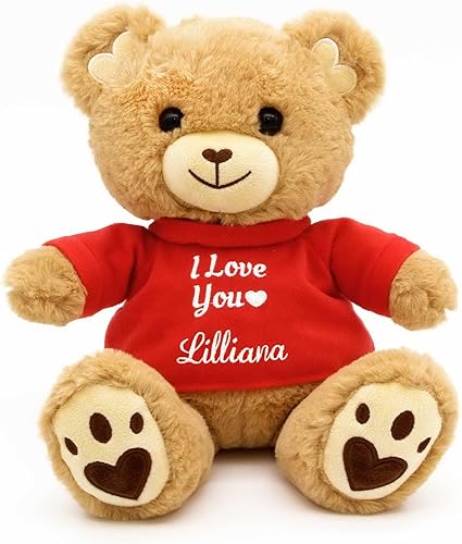 Miniatura 7 de DIBSIES Oso de peluche personalizado de San Valentín abrazos y besos