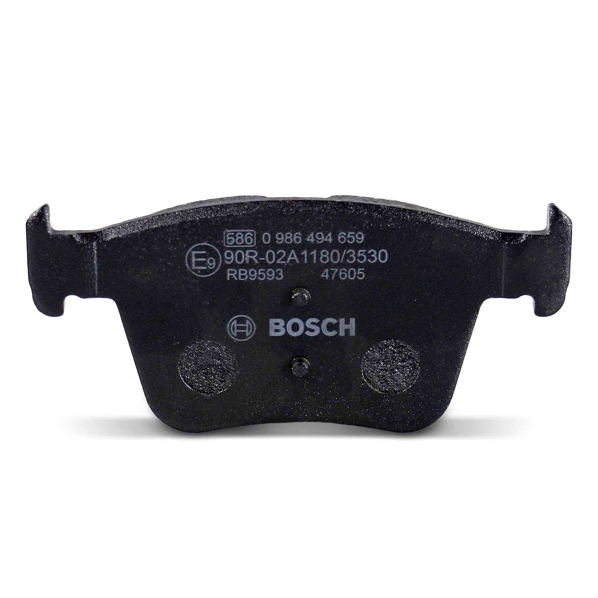 BOSCH Plaquettes de frein arrière (jeu) 0986494659 | Qualité Bosch - Réduction du Bruit et de la Poussière - Certifié ECE-R90 - Sans Cuivre
