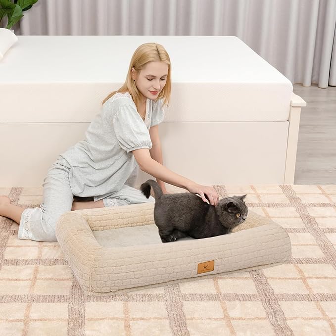 Cama Ortopédica para Perros Mediano Grande Colchoneta Lavabl miniatura 9