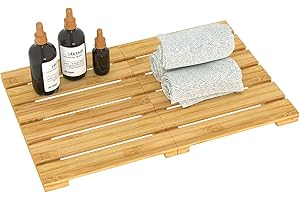 Eco-Friendly Haven: C&AHOME Bamboo Wood Mat